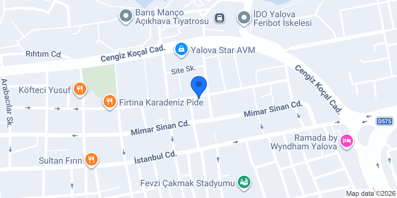 Yalova Peyzaj konumu