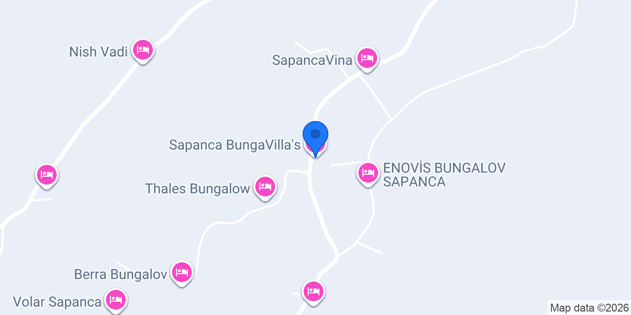 Sapanca BungaVilla's konumu