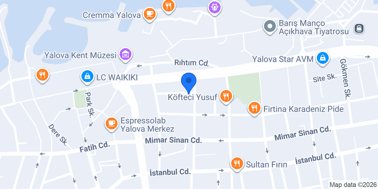 Yalova Matbaa konumu