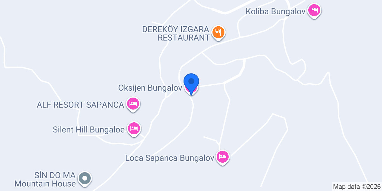 Oksijen Bungalov konumu
