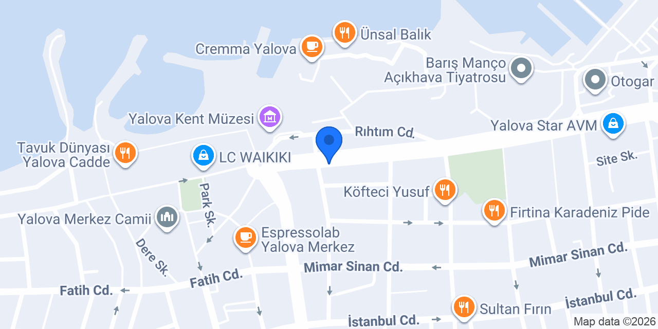 Yalova Çınar Sürücü Kursları konumu