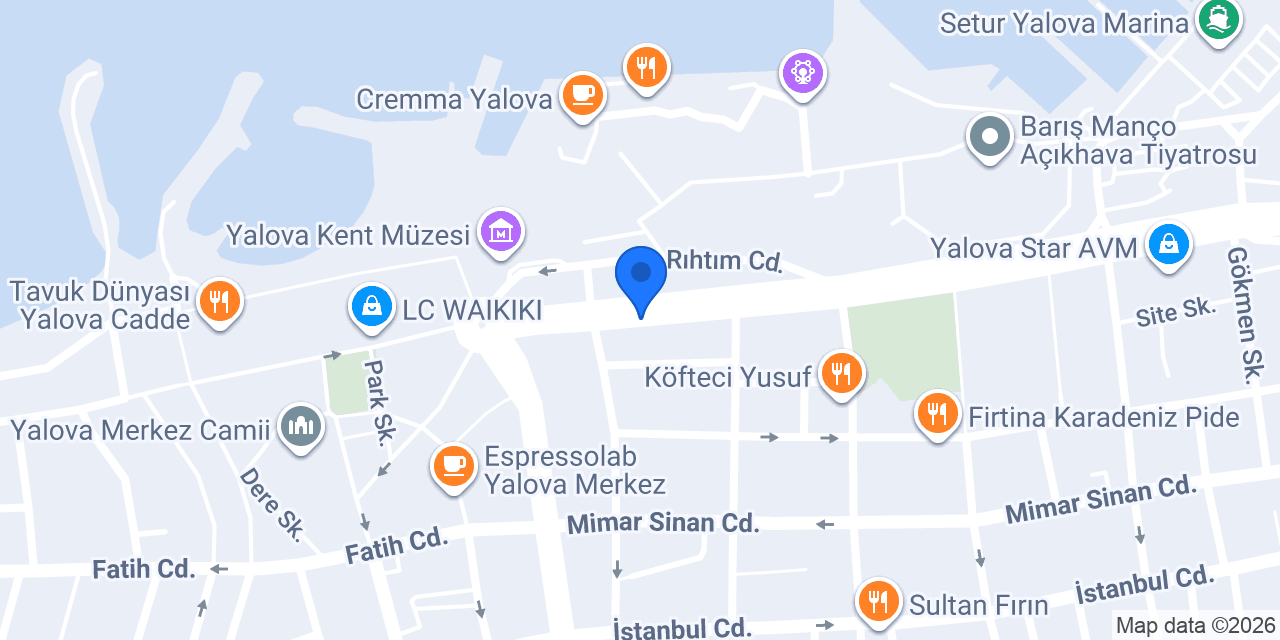 Özhamur Börek konumu