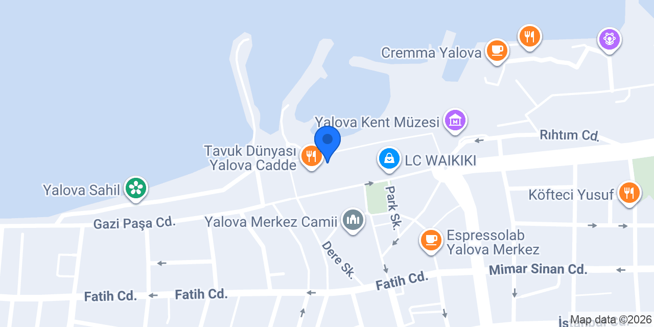 Coffy Yalova konumu