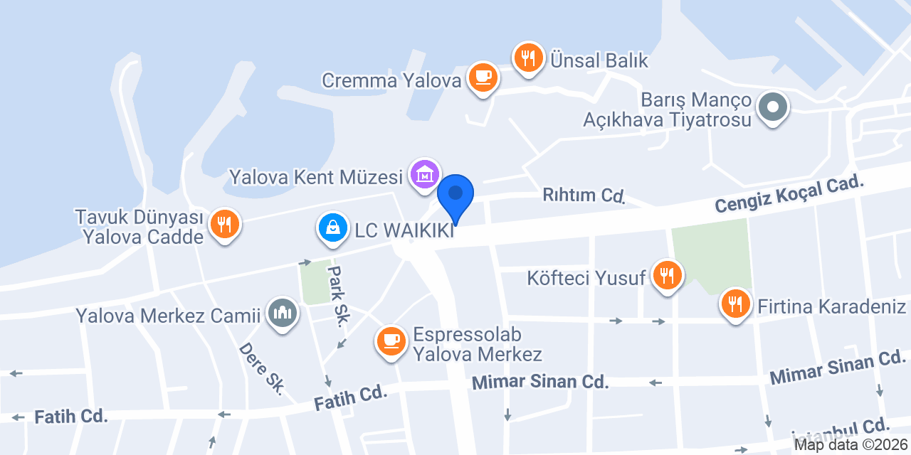 Yalova Sütlüsü konumu