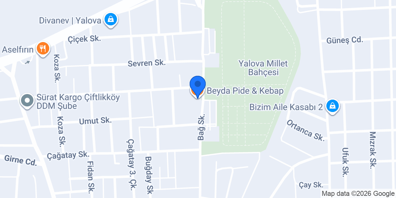 Beyda Pide & Kebap konumu