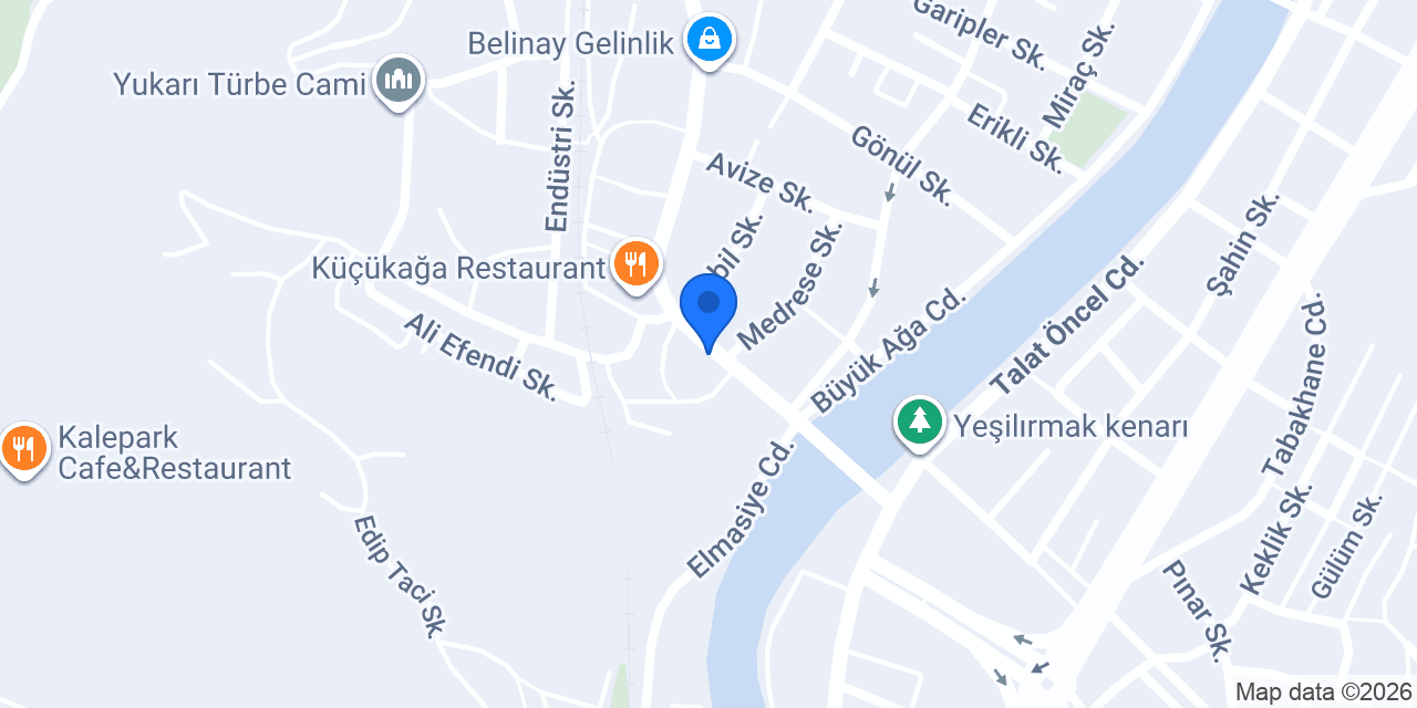 Gülce Köşk Otel & Restaurant konumu