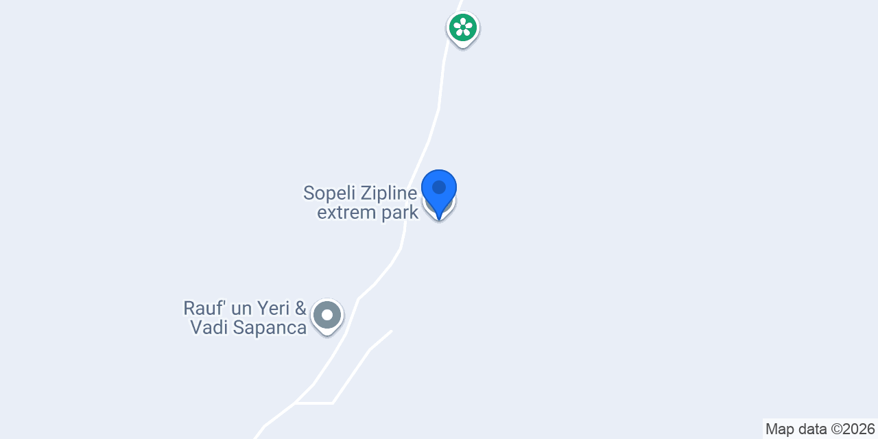 Sopeli Zipline extrem park konumu