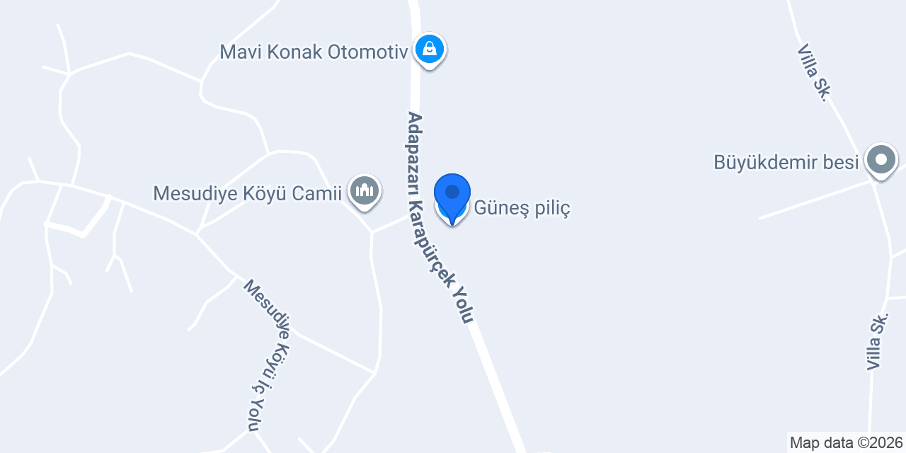 Güneş piliç konumu
