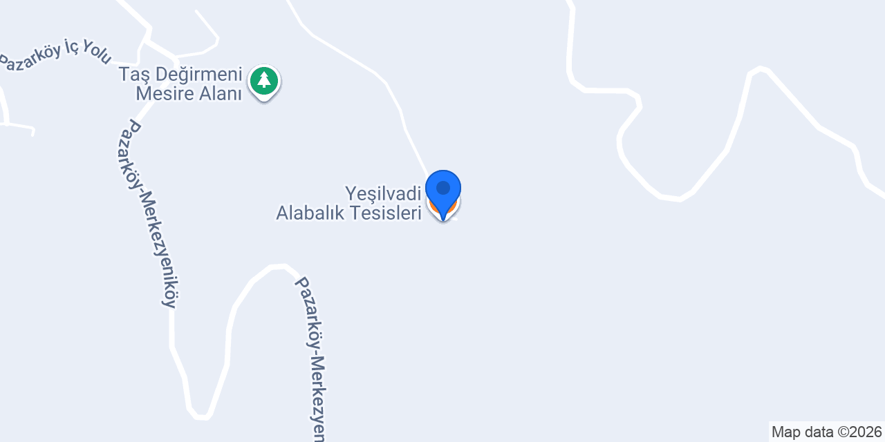 Yeşilvadi Alabalık Tesisleri konumu