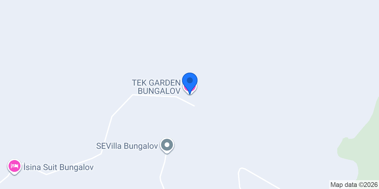 TEK GARDEN BUNGALOV konumu