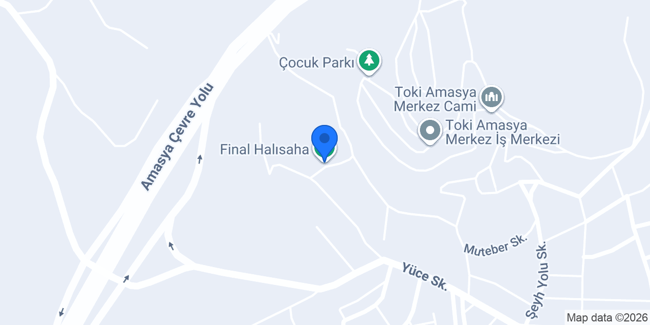 Final Halısaha konumu