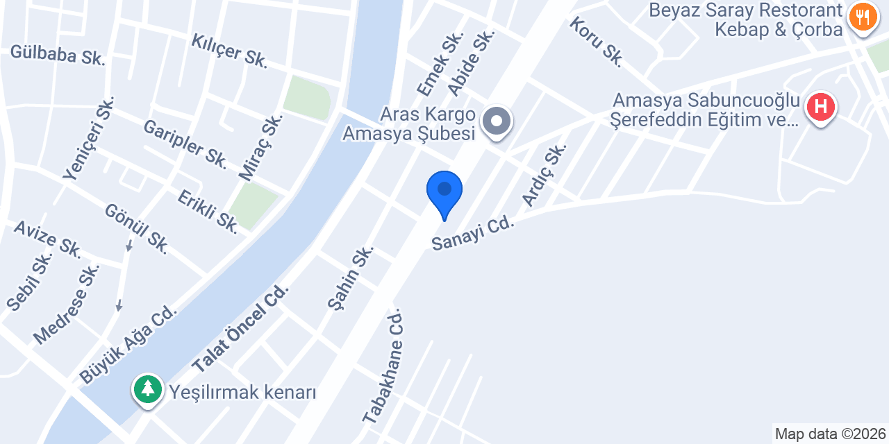 YAMAN Hukuk Bürosu konumu