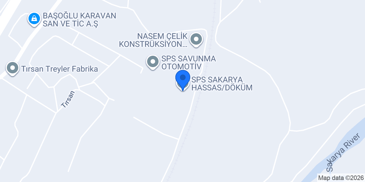 SPS SAKARYA HASSAS/DÖKÜM konumu