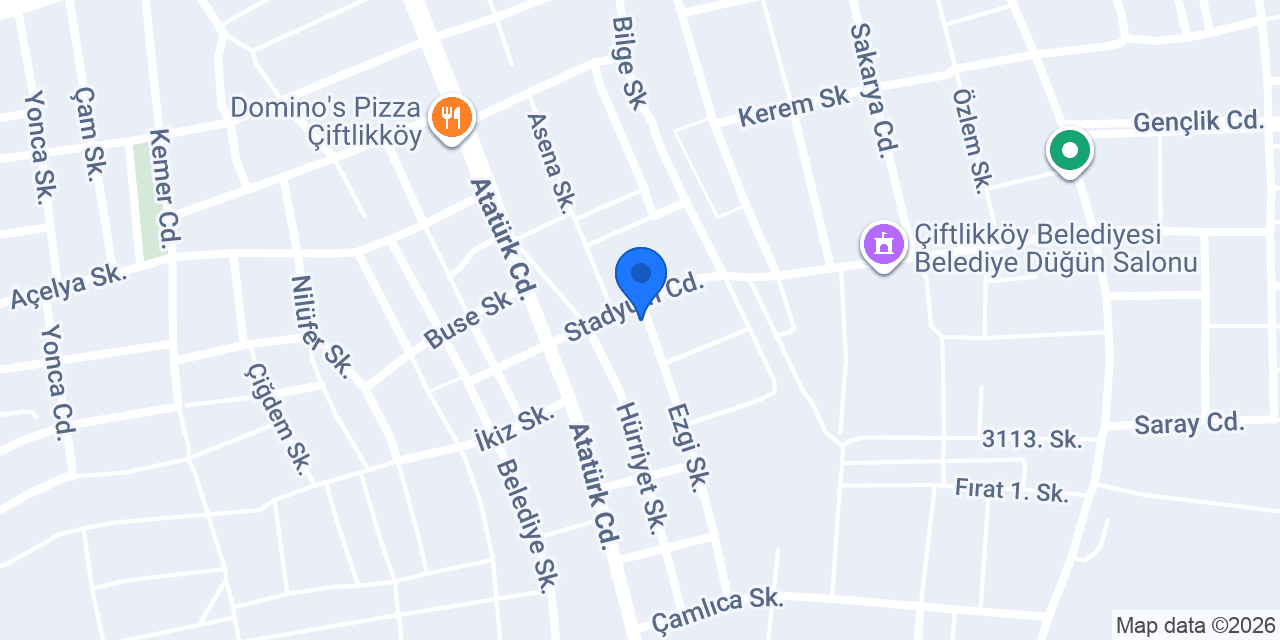 Oses Çiğ Köfte konumu