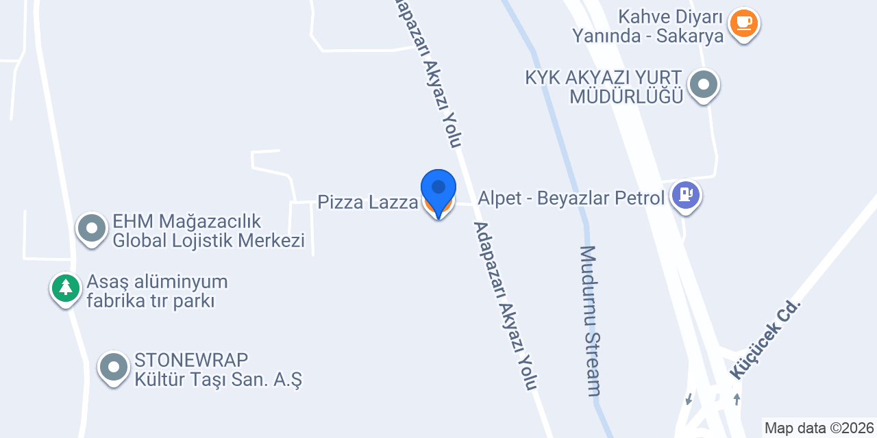 Pizza Lazza konumu