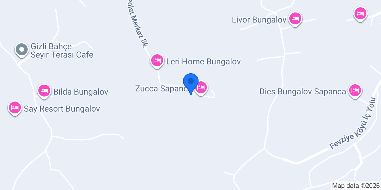 Sapanca Wonder Hill Bungalov konumu