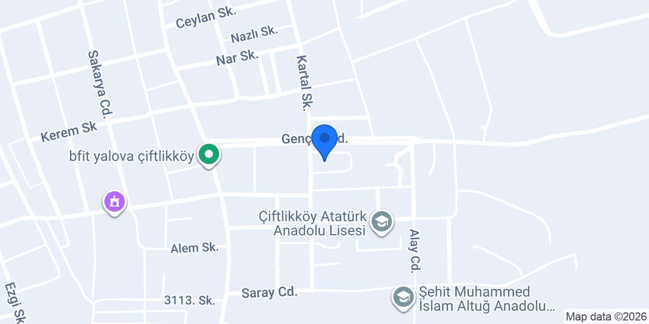 Çiftlikköy İlçe Jandarma konumu