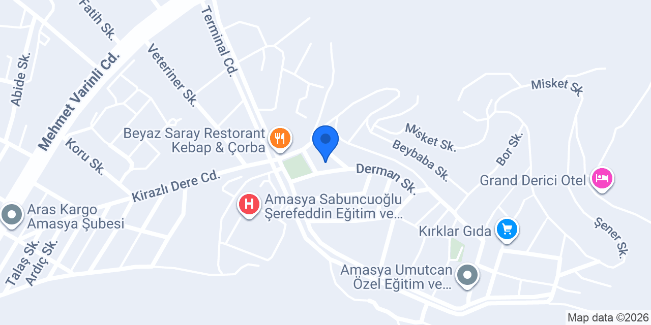 Evin Emlak Amasya konumu