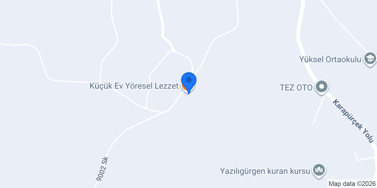 Küçük Ev Yöresel Lezzet konumu