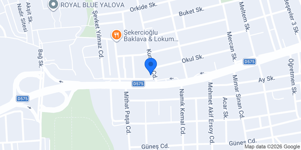 Çiftlikköy Üçhan Sürücü Kursu konumu