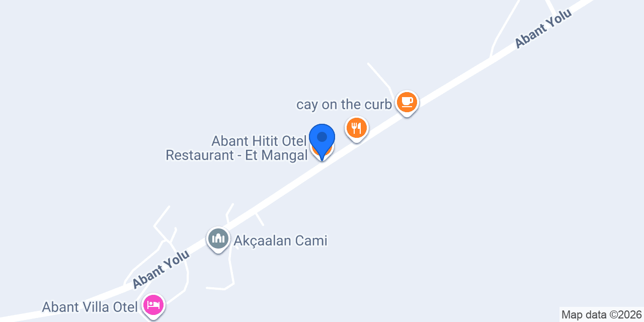 Abant Hitit Otel Restaurant - Et Mangal konumu