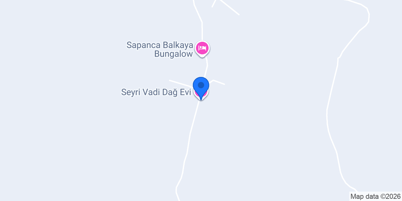 Seyri Vadi Dağ Evi konumu