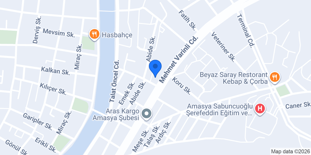 Kızak Veteriner Kliniği konumu