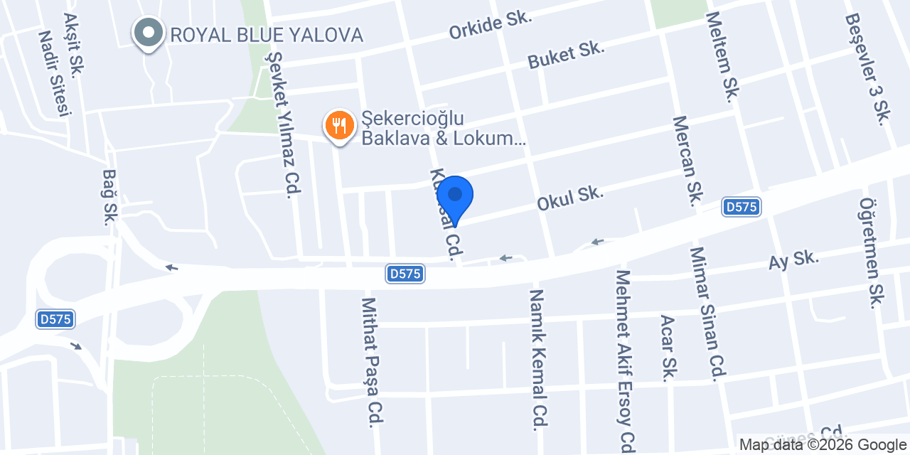 Yıldız Hinkal & Manti Cafe konumu