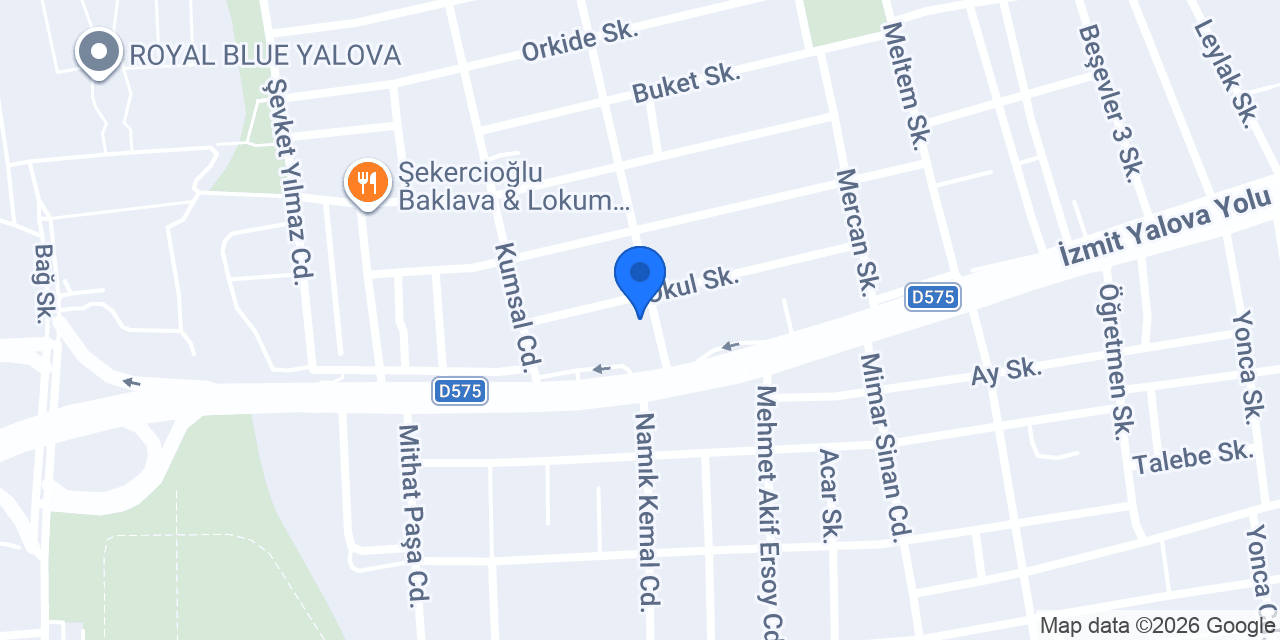 Anteplisan baklava konumu