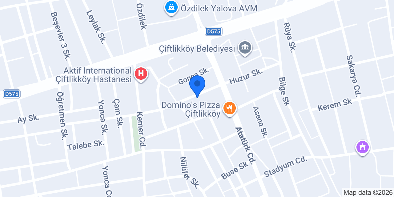 Gültekin Elektrik Çiftlikköy konumu