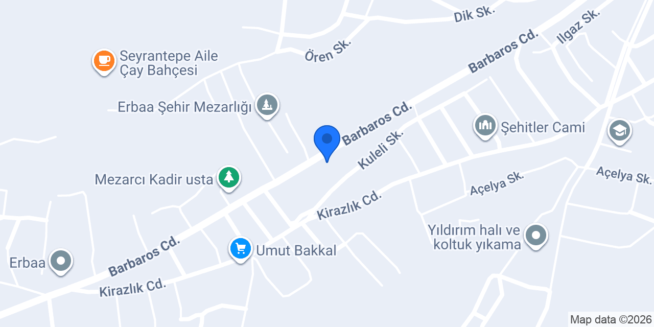 Erbaa Mezarcı Sezai Sağır konumu