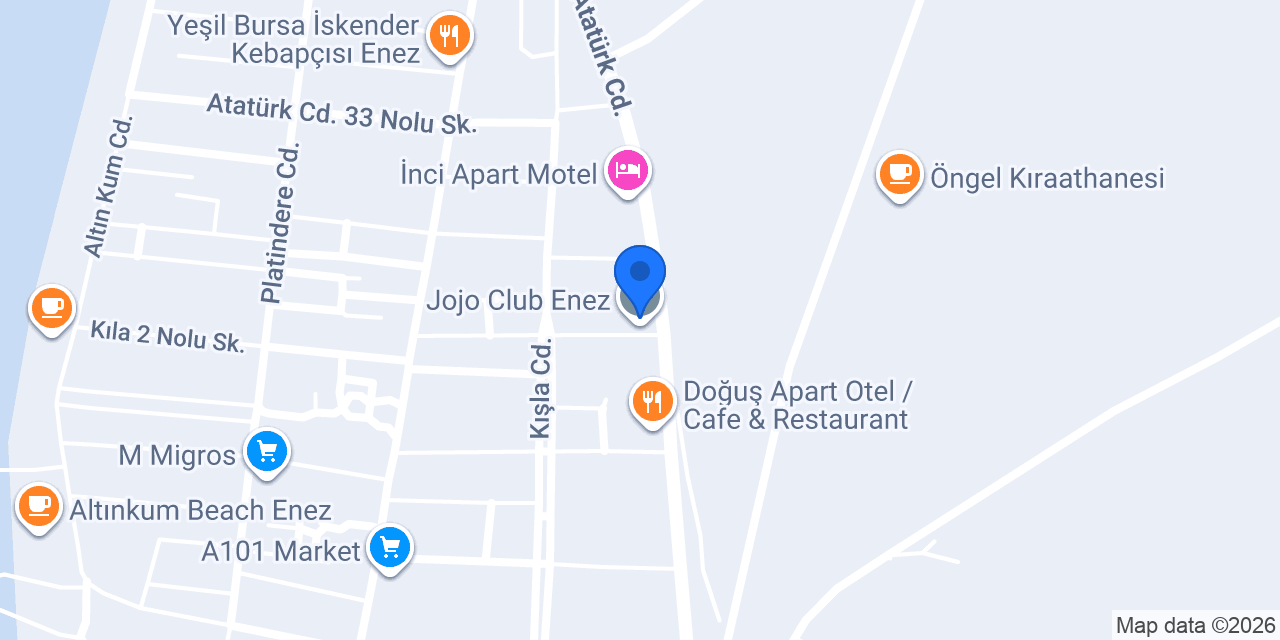 Jojo Club Enez konumu
