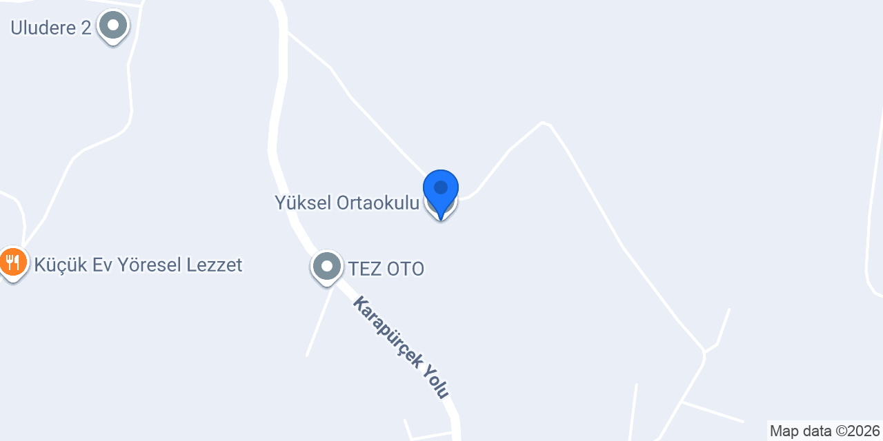 Yüksel Ortaokulu konumu