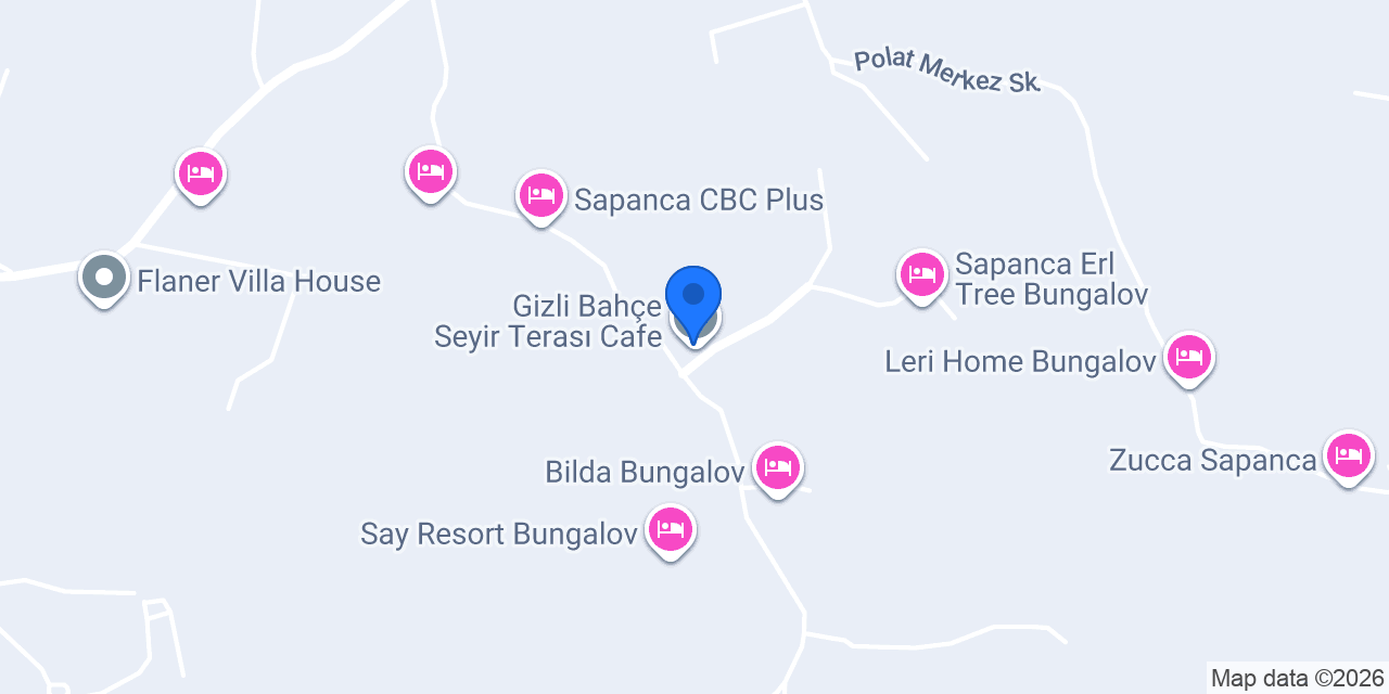 Sapanca Anka Glamping konumu