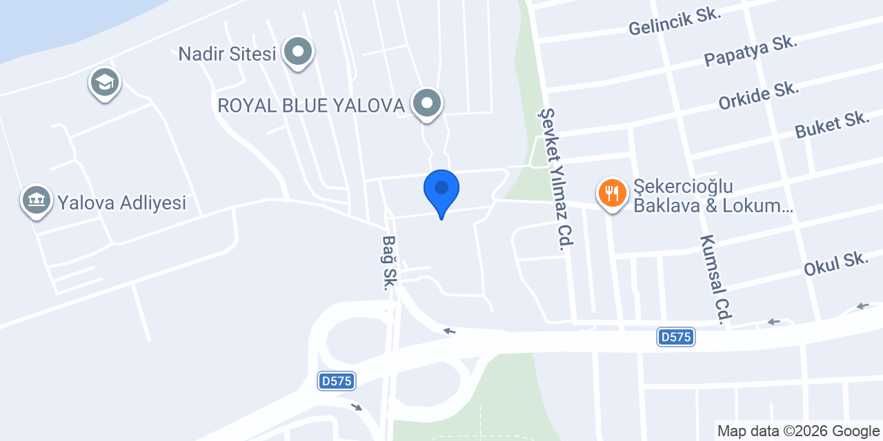 Çiftlikköy İlçe Sağlık Müdürlüğü konumu