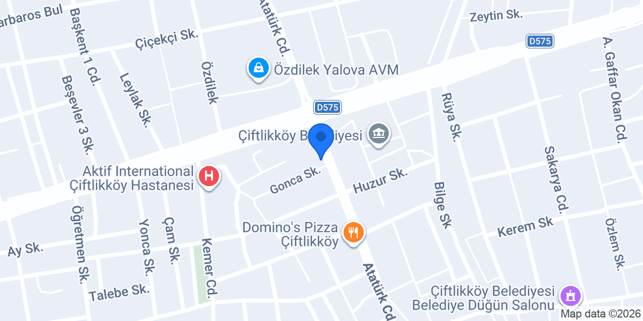 Saklibahce Caffe konumu