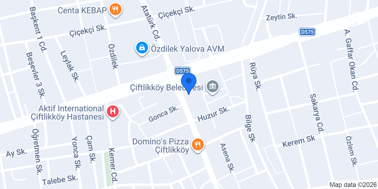 Av. Mazhar AYDIN konumu