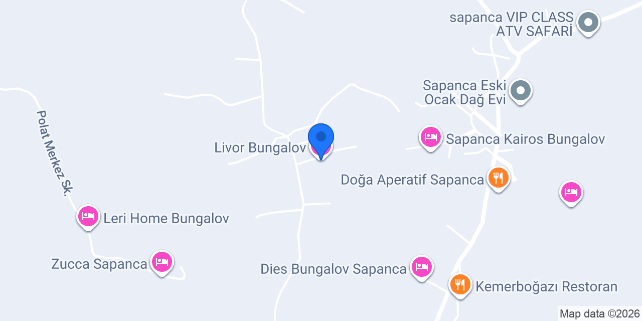 Livor Bungalov konumu