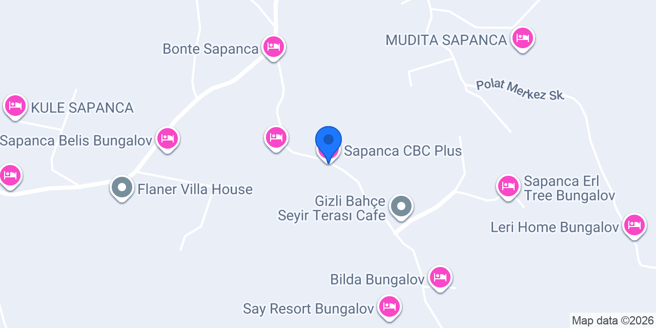 Sapanca CBC Plus konumu