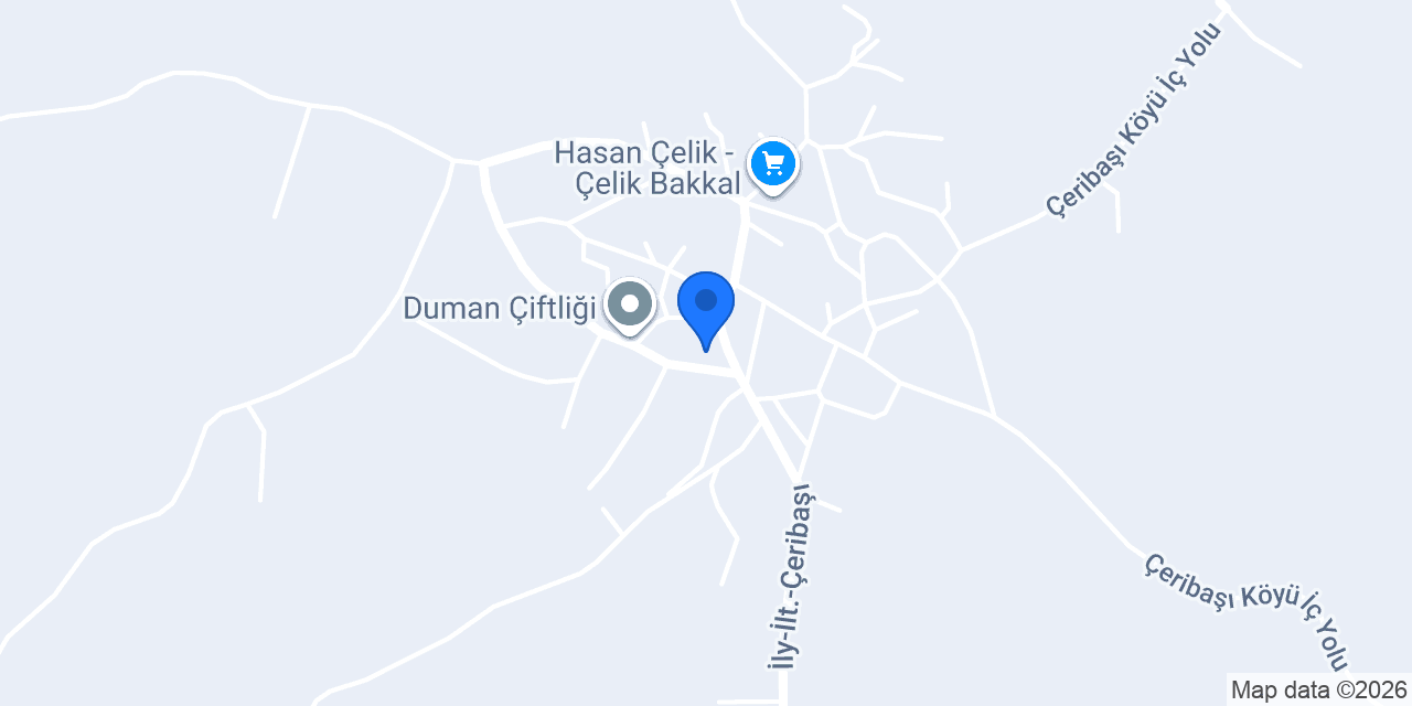 Çeribaşı Köyü Muhtarlığı konumu