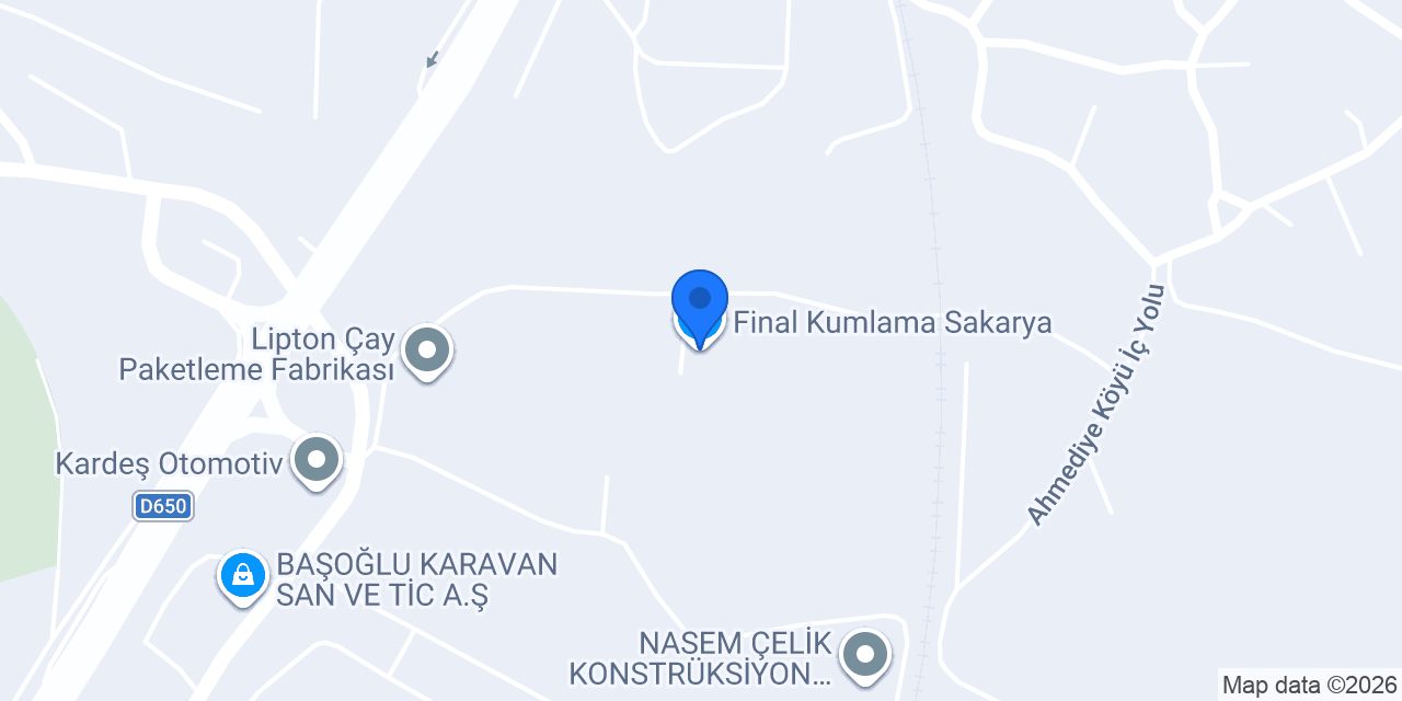 Final Kumlama Sakarya konumu