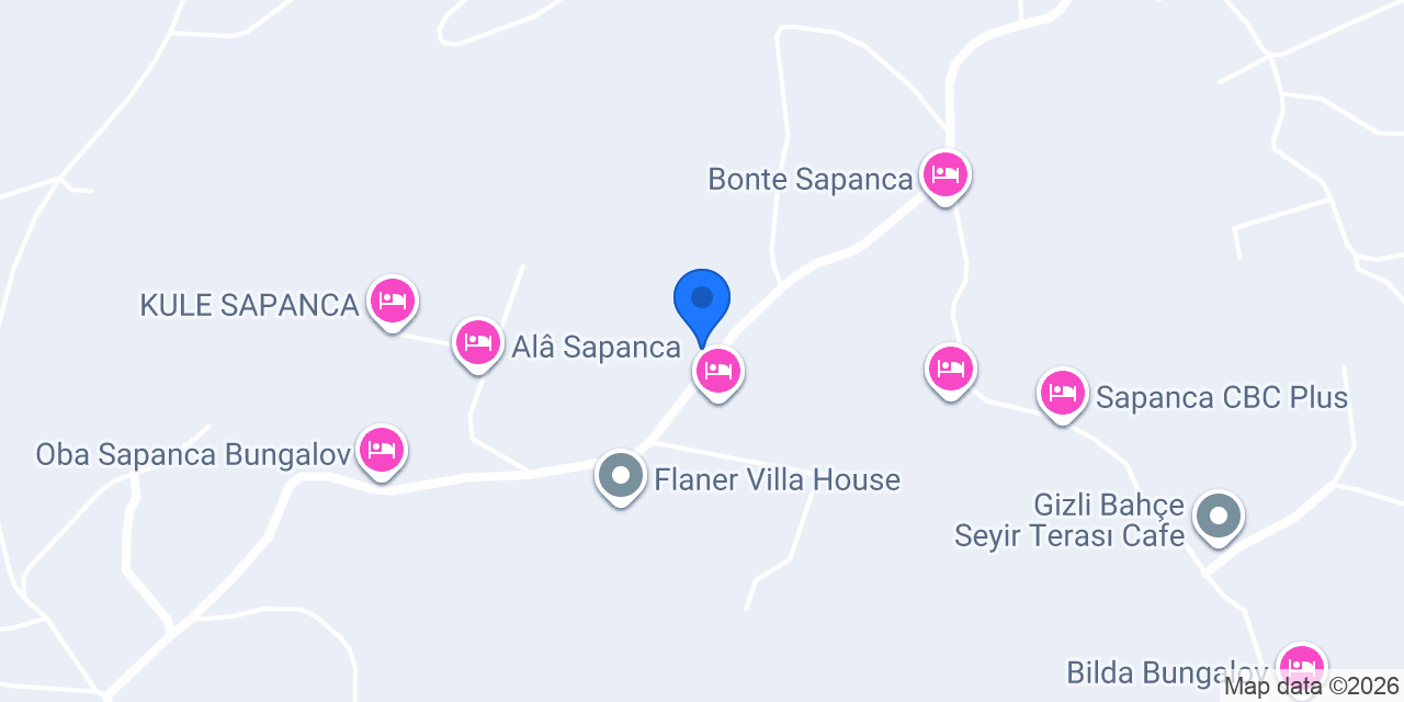 Sapanca Eres Bungalow konumu