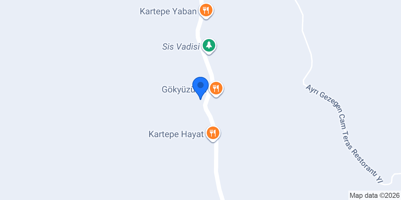 Yamaç piknik alanı konumu