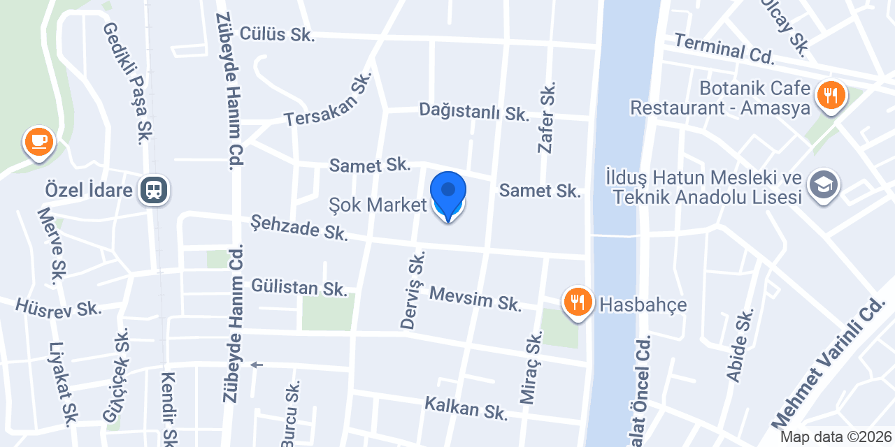 Şok Market konumu