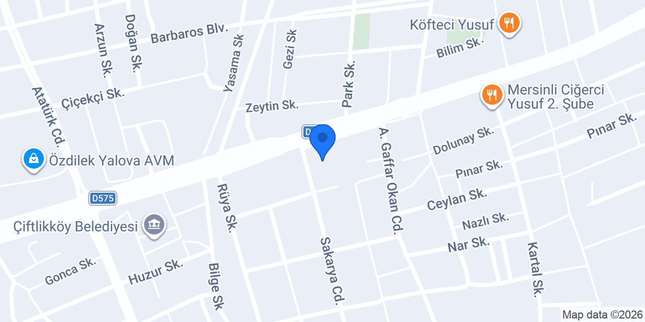 ÇİFTLİKKÖY MÜFTÜLÜĞÜ konumu