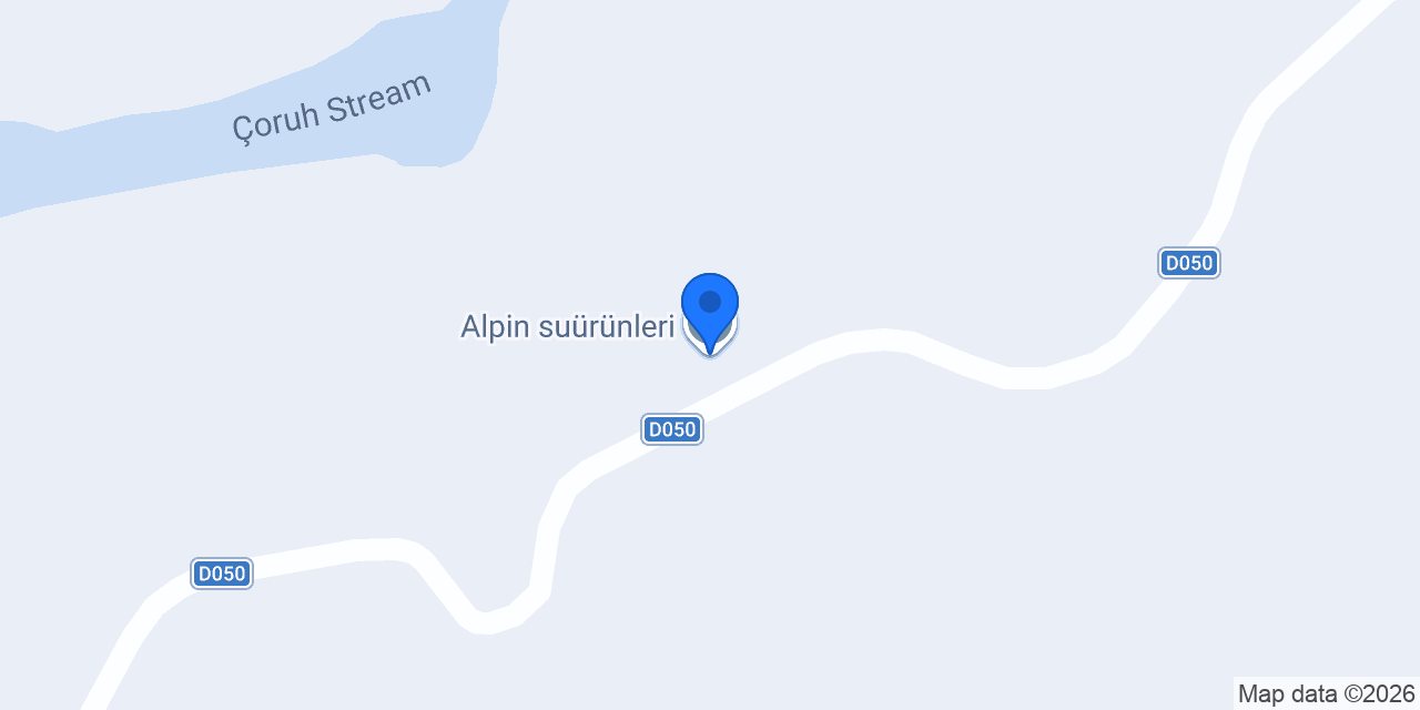 Alpin suürünleri konumu