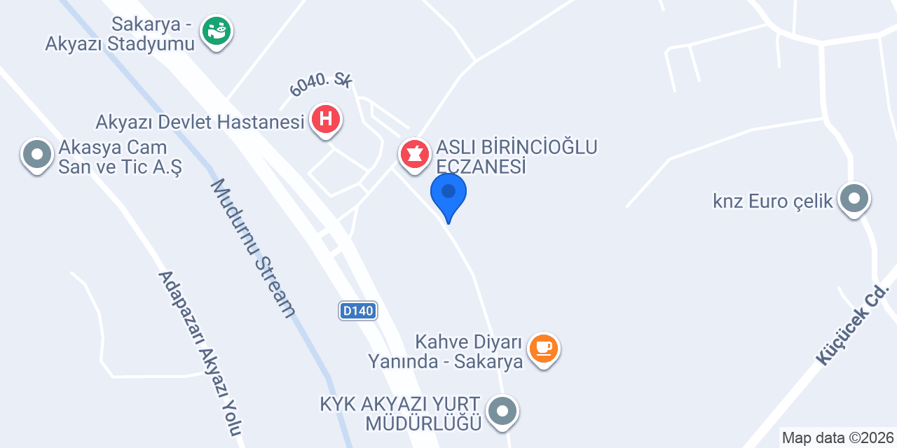 Sezgin Eczanesi konumu