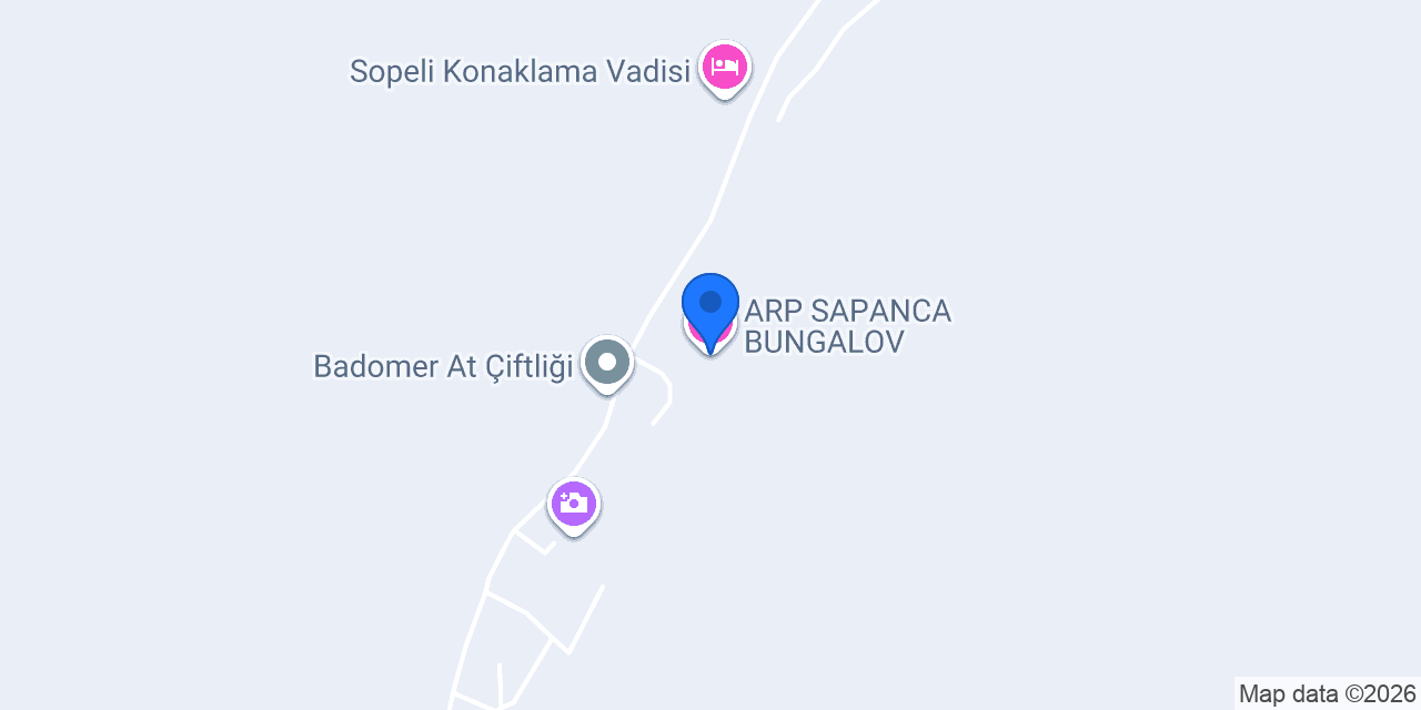 ARP SAPANCA BUNGALOV konumu