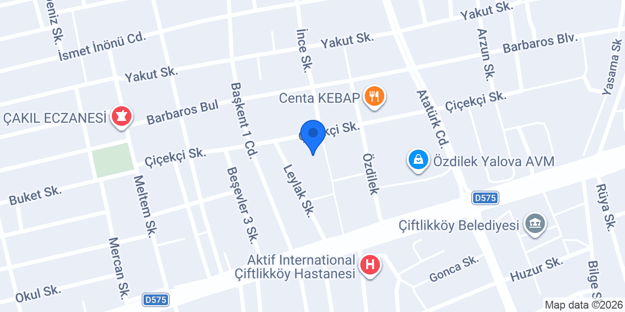 Gül Ev Yemekleri konumu
