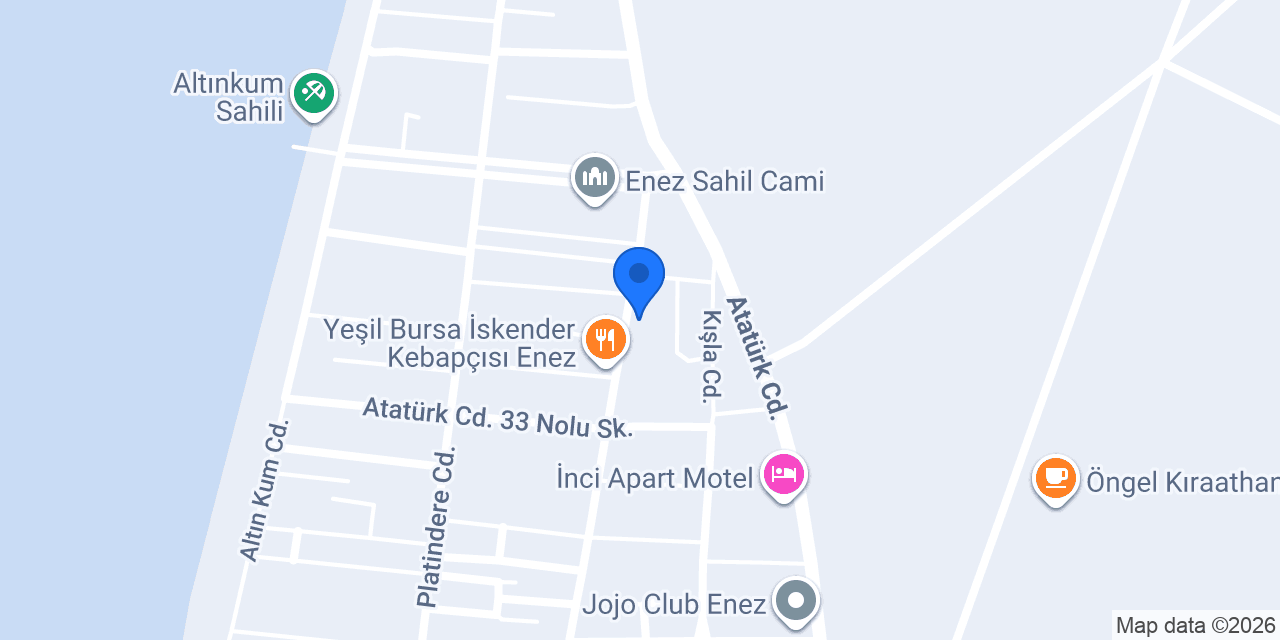 Şavkan Otel konumu